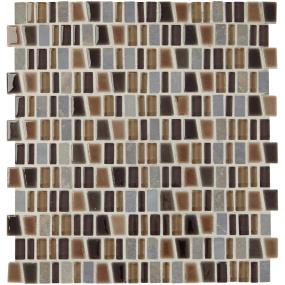Mosaic Bark Matte Brown Tile