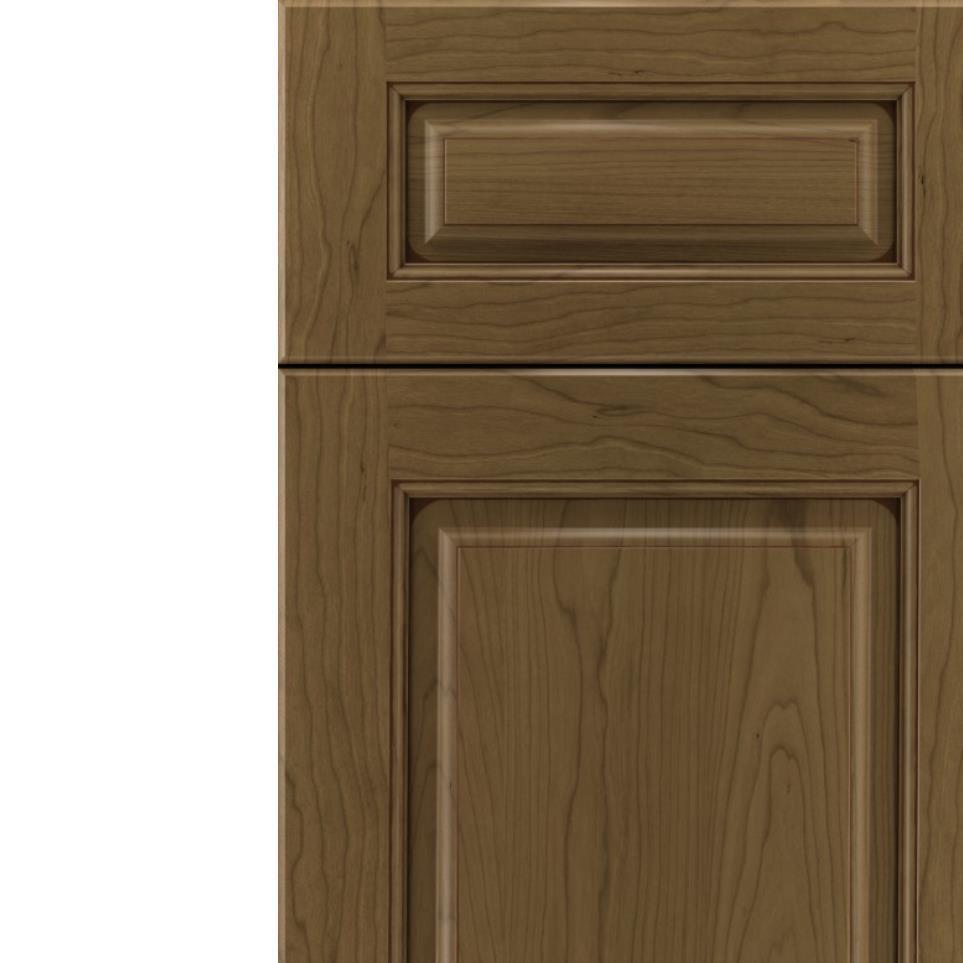 Square Frappe Mocha Glaze Glaze - Stain Square Cabinets