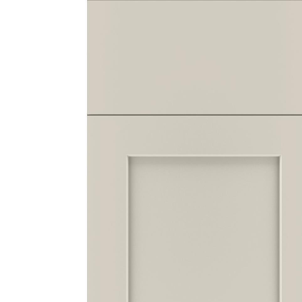 Square Satin Sleet Paint - White Square Cabinets