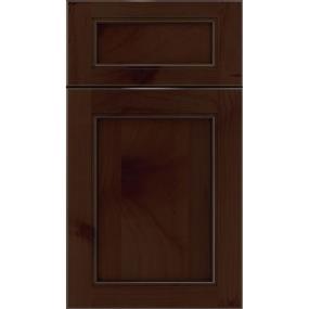 5 Piece Cappuccino Black Glaze Glaze - Stain 5 Piece Cabinets