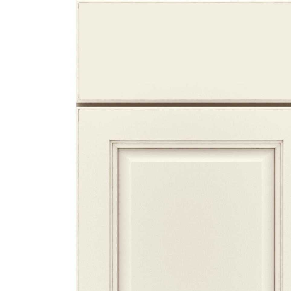 Square Coconut Amaretto Creme Glaze - Paint Square Cabinets