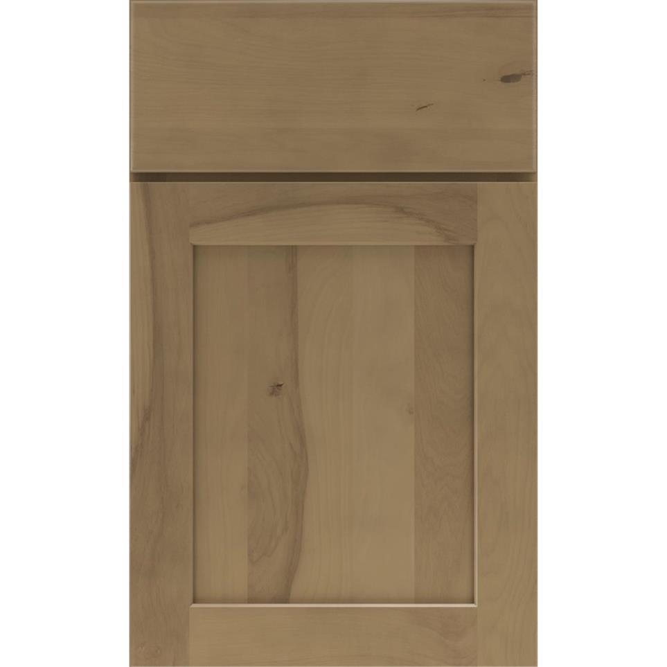 Square Buckskin Medium Finish Square Cabinets
