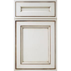 Square Coconut Amaretto Creme Glaze - Paint Square Cabinets
