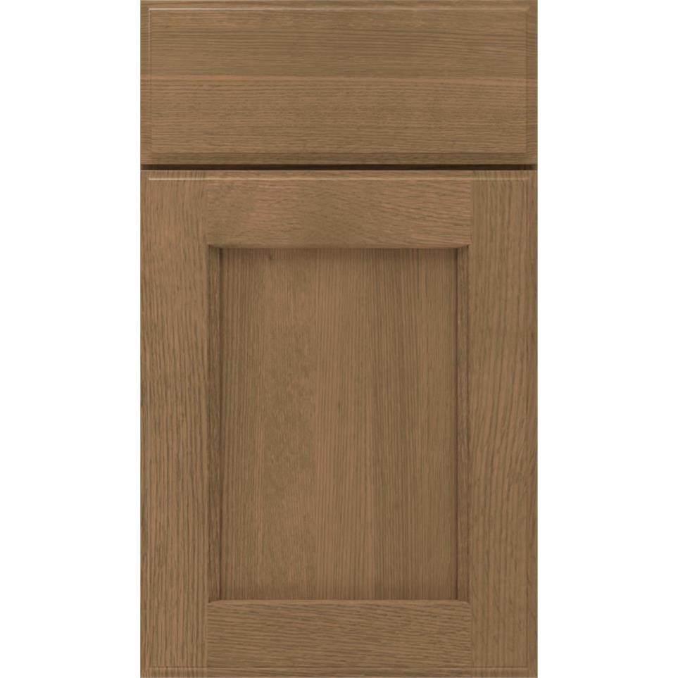 Square Gunny Medium Finish Square Cabinets