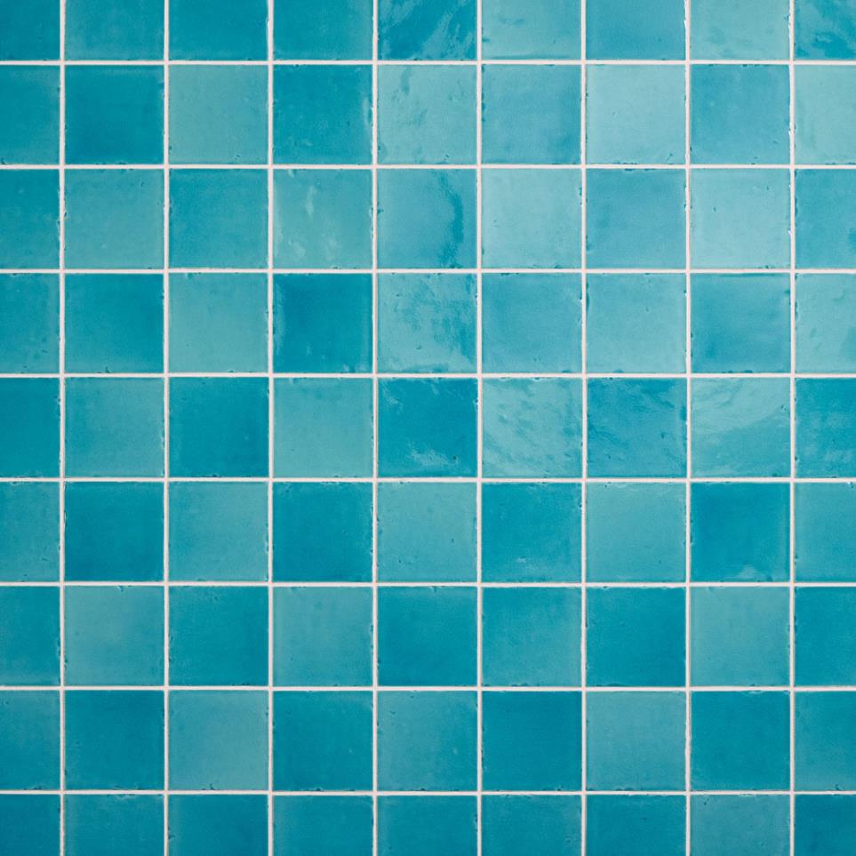 Daltile Bonnet Glossy 4"x4" Ceramic Wall Tile Tile Bonnet Glossy Blue Tile