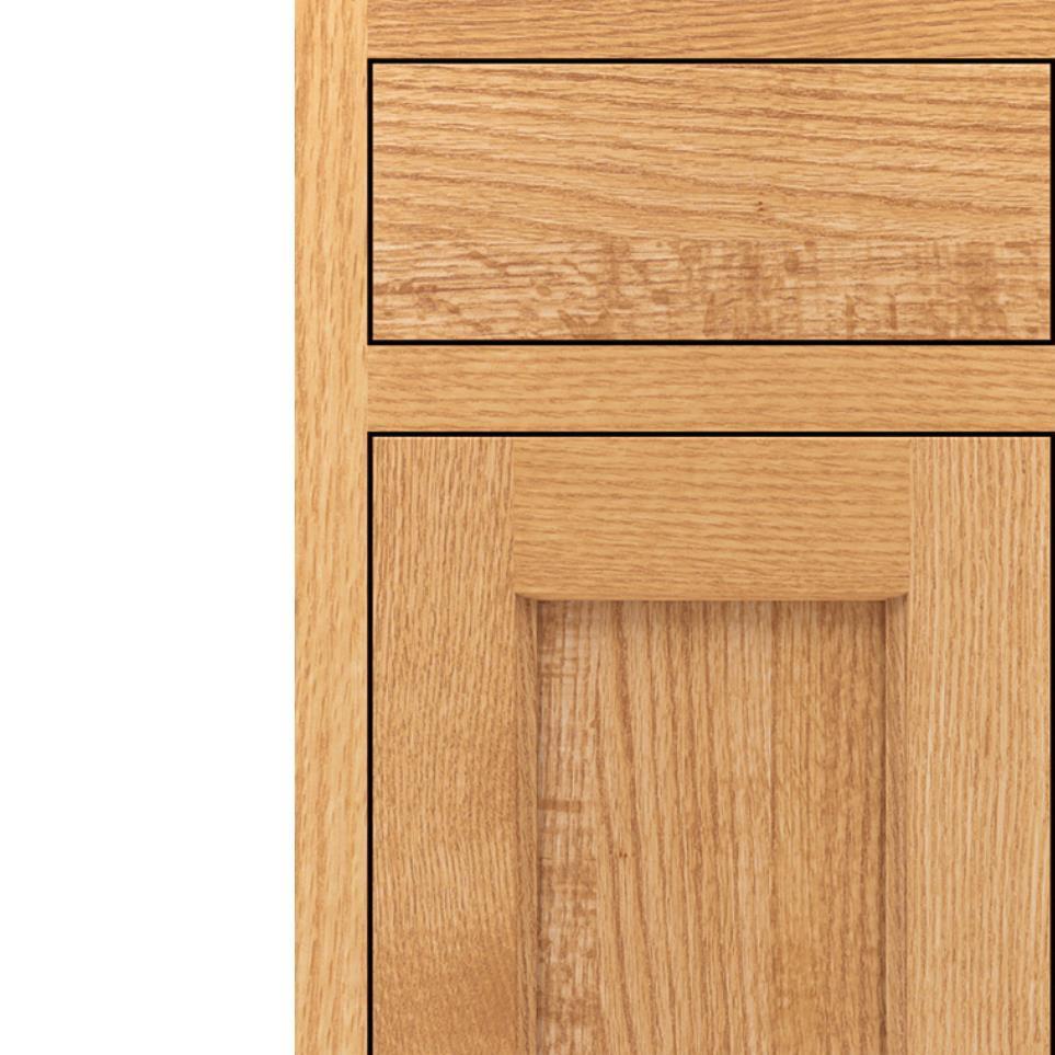 Inset Natural Light Finish Inset Cabinets