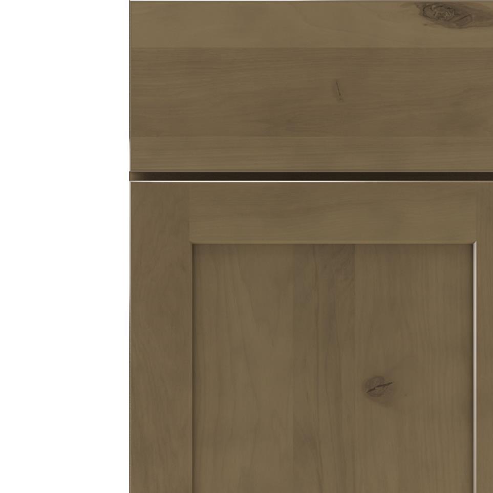 Square Morel Medium Finish Square Cabinets