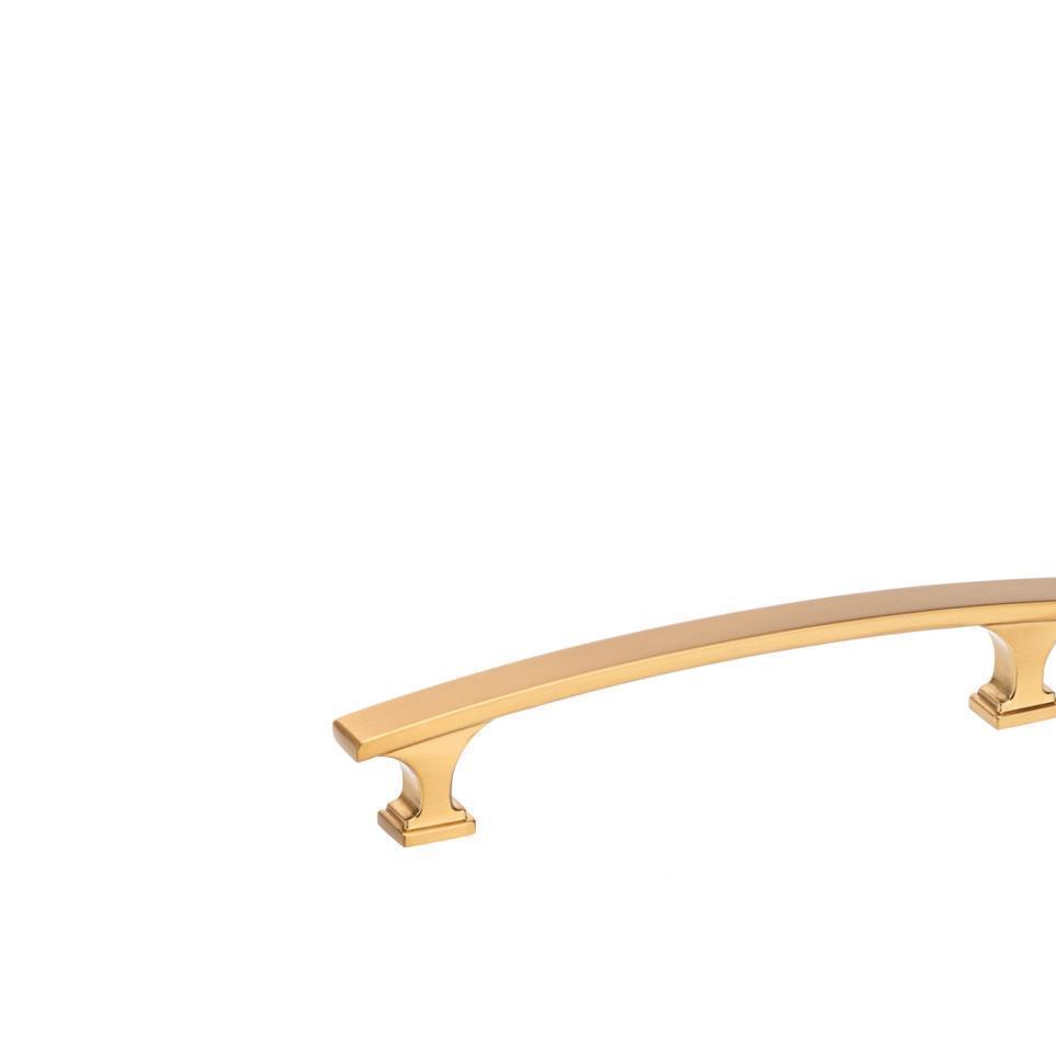 Pull Aurum Brushed Gold Brass / Gold Pulls