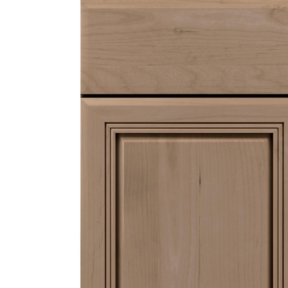 Square Boardwalk Light Finish Square Cabinets