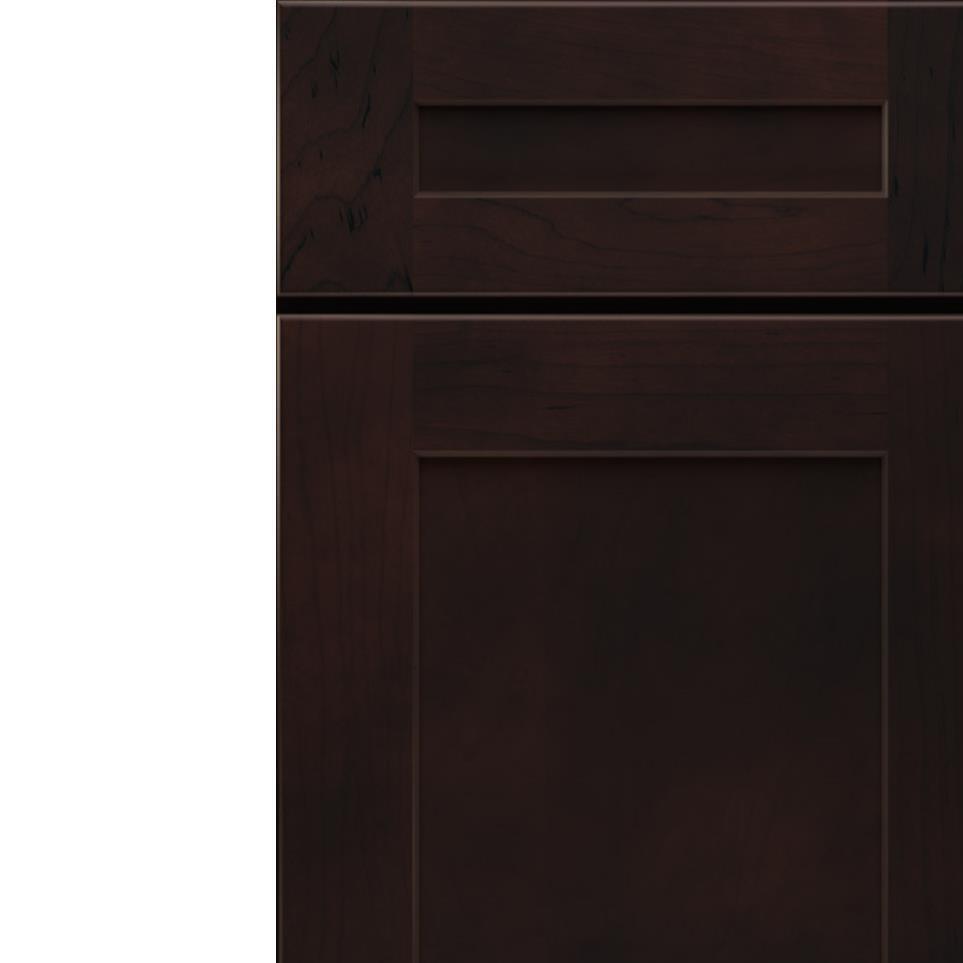 5 Piece Sarsaparilla Dark Finish 5 Piece Cabinets