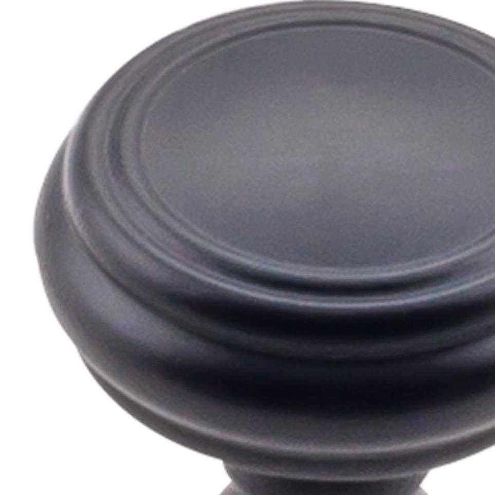 Knob Flat Black Black Knobs