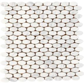 Mosaic Contempo White Polished White Tile