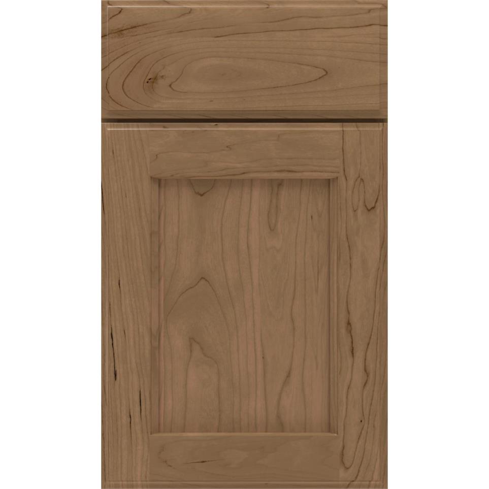 Square Buckskin Medium Finish Square Cabinets