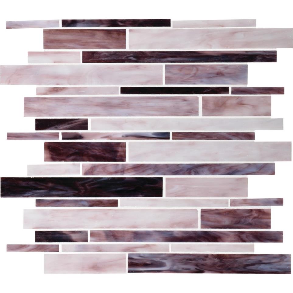 Mosaic Cresent City Glass Pink Tile