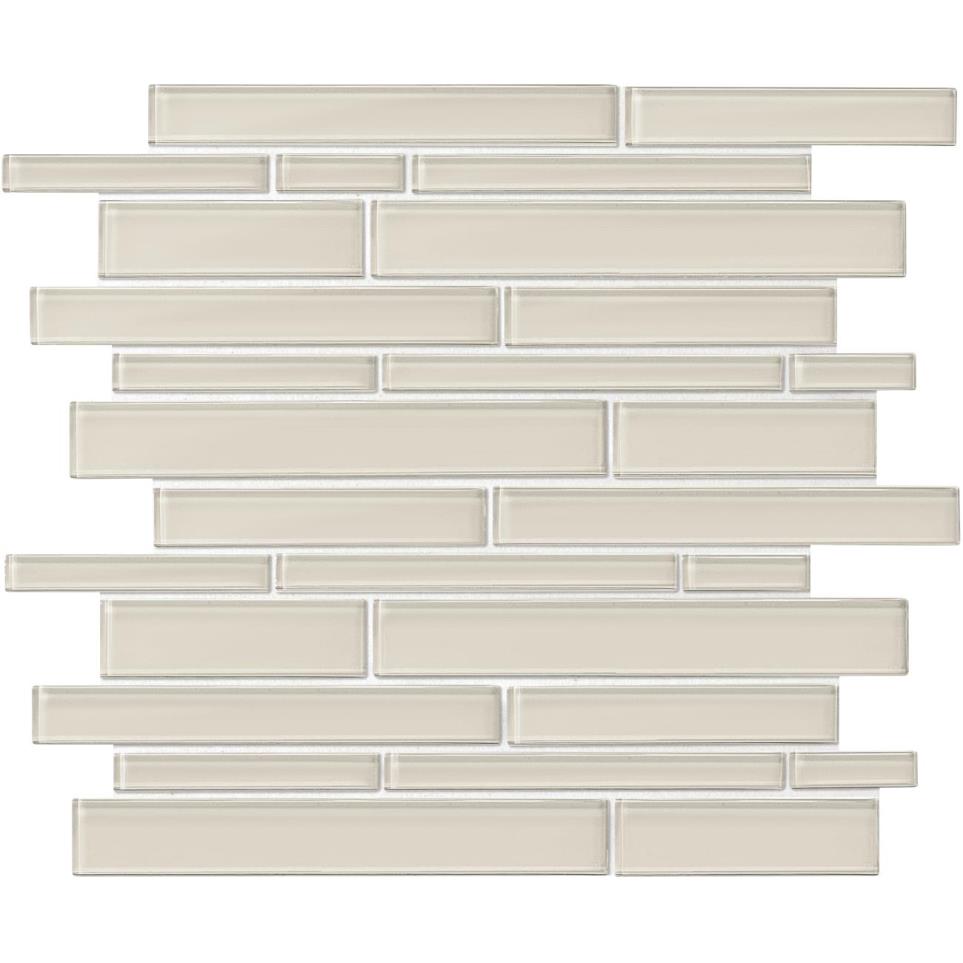 Mosaic Grey Glass Gray Tile