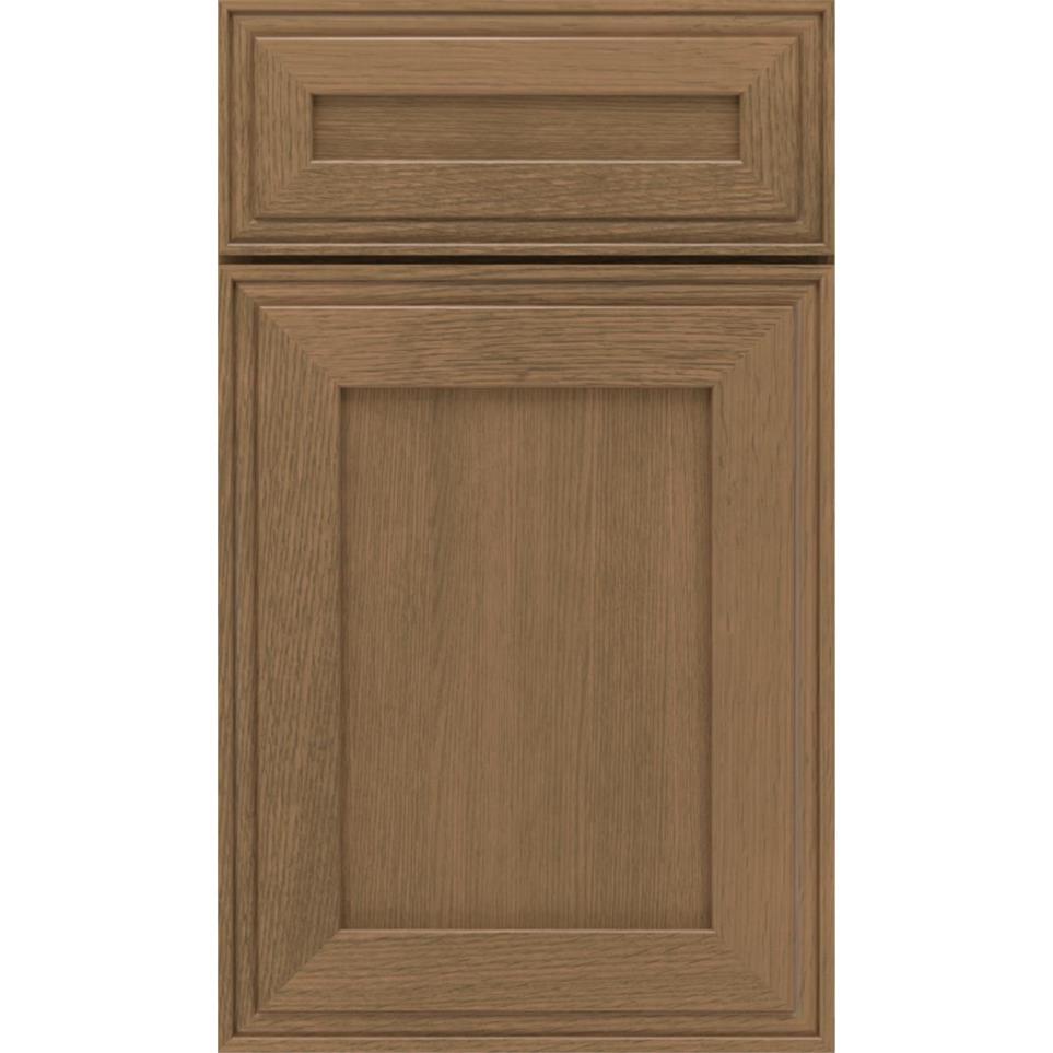 Square Gunny Medium Finish Square Cabinets