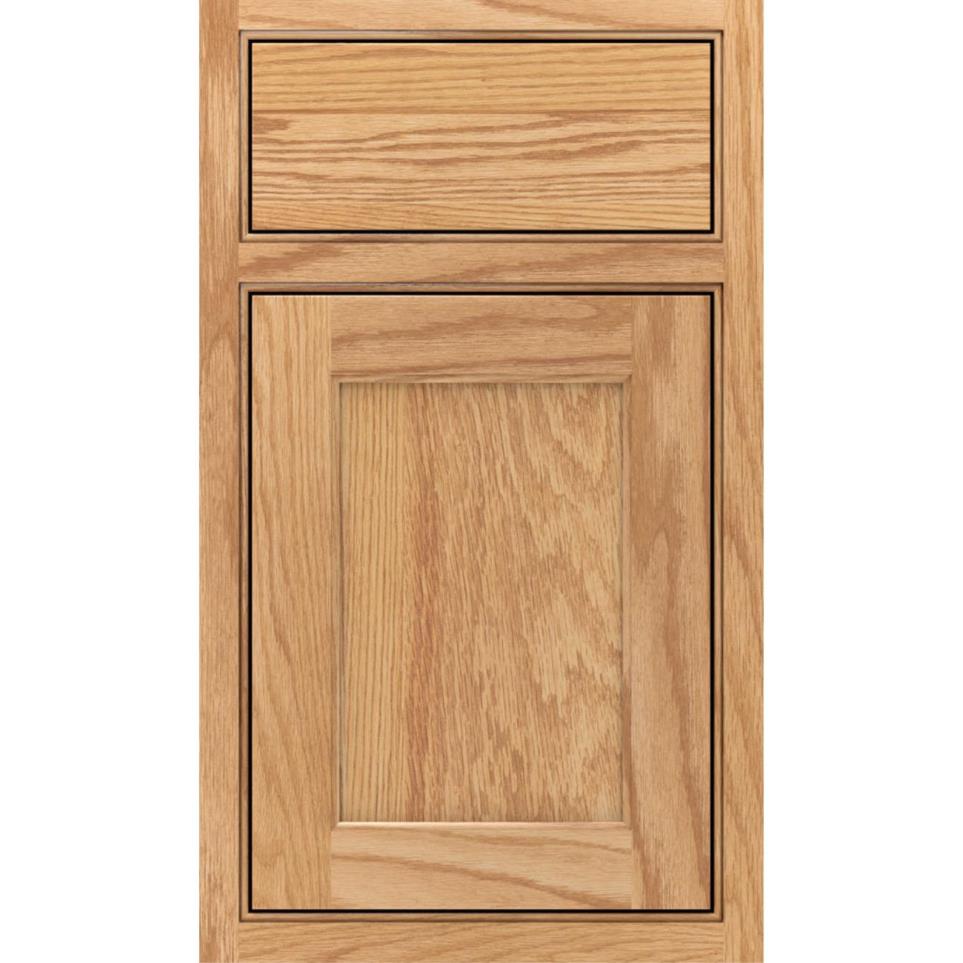 Square Natural Light Finish Square Cabinets