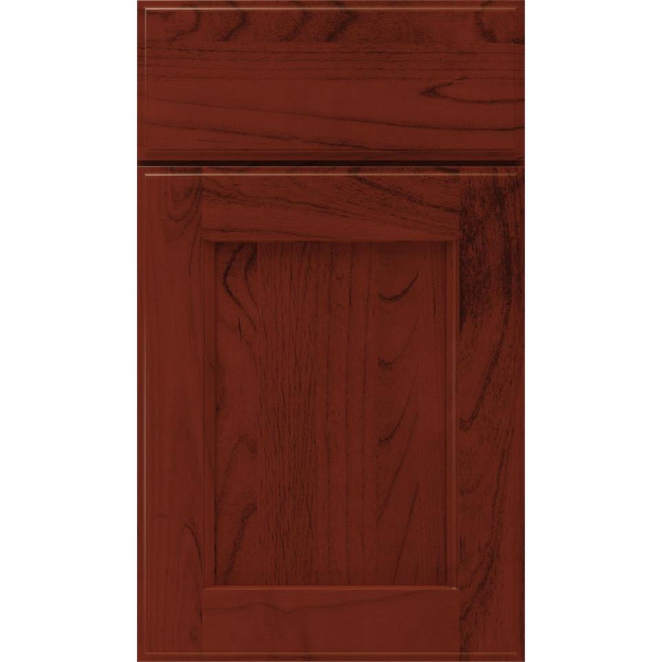 Square Marsala Dark Finish Square Cabinets