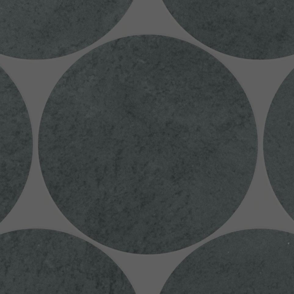 Mosaic Volcanic Ash Matte Black Tile