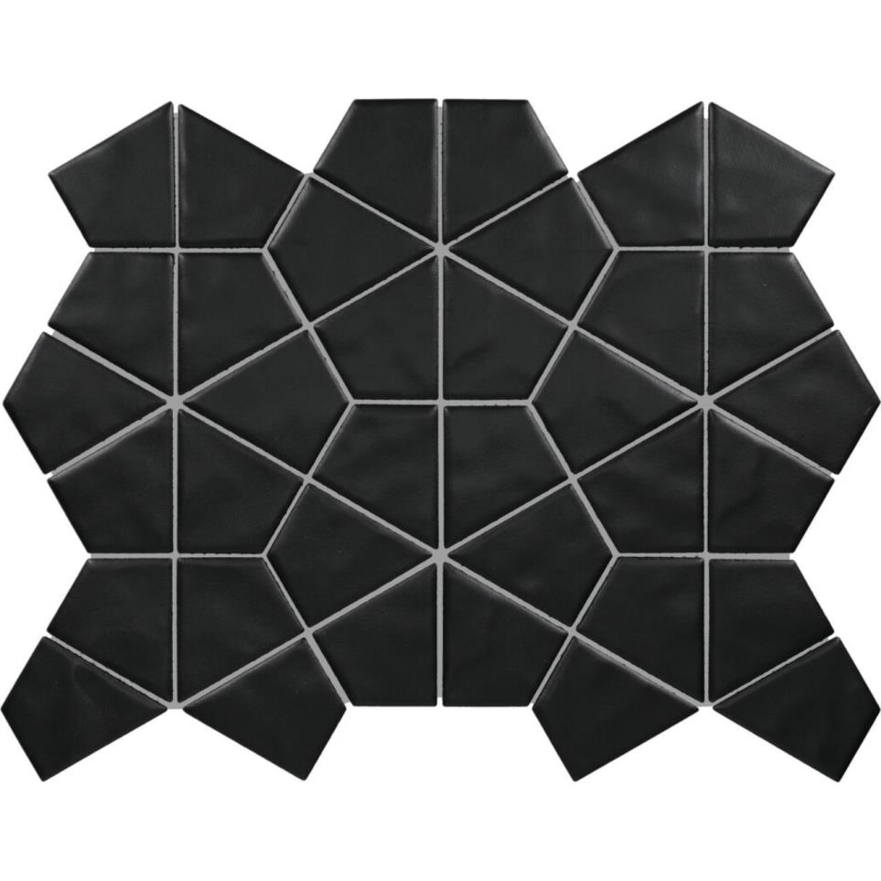 Mosaic Matte Black Matte Black Tile