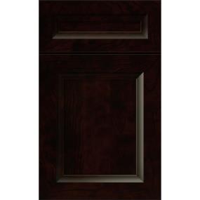 5 Piece Chocolate Dark Finish 5 Piece Cabinets