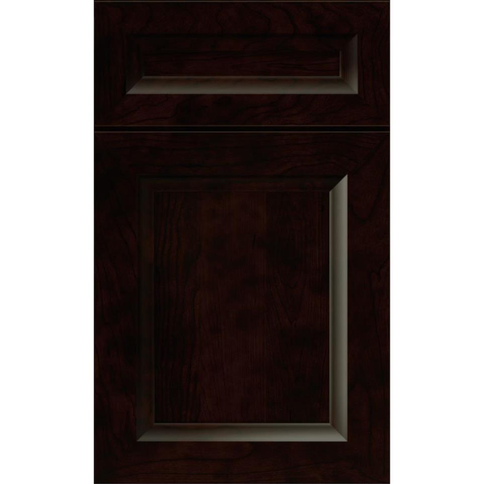 5 Piece Chocolate Dark Finish 5 Piece Cabinets