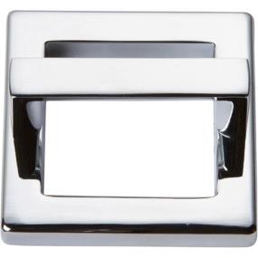 Square Base Polished Chrome Chrome Bases