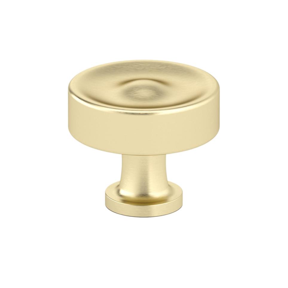 Knob Satin Brass Brass / Gold Knobs
