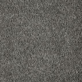 Textured Saxony Commander Gray Carpet
