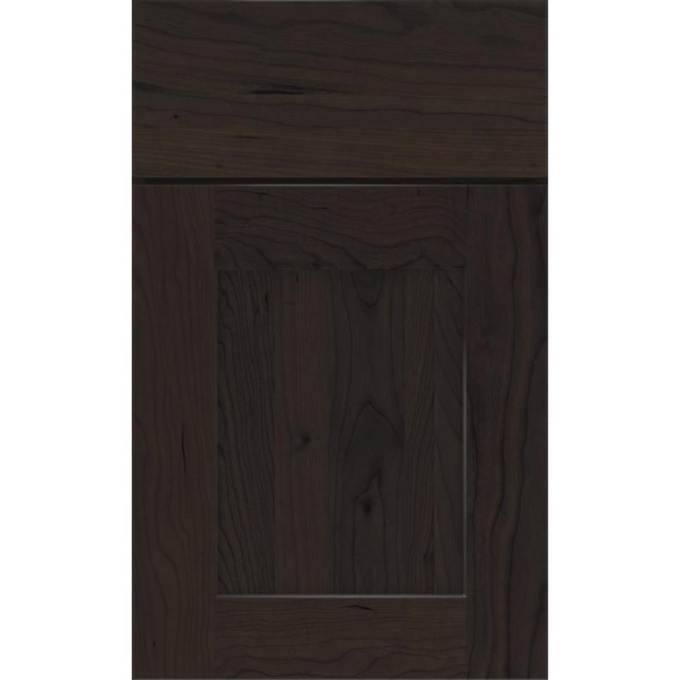 Square Storm Dark Finish Square Cabinets