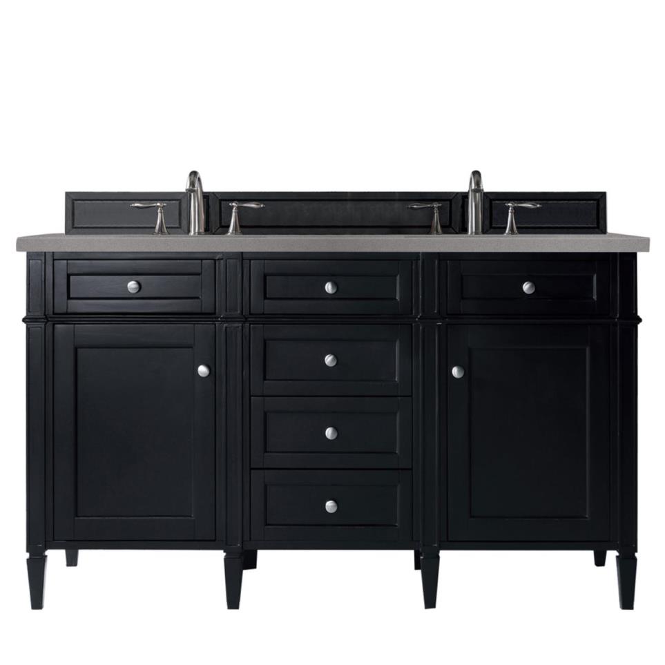 Base with Sink Top Black Onyx Grey / Black Vanities