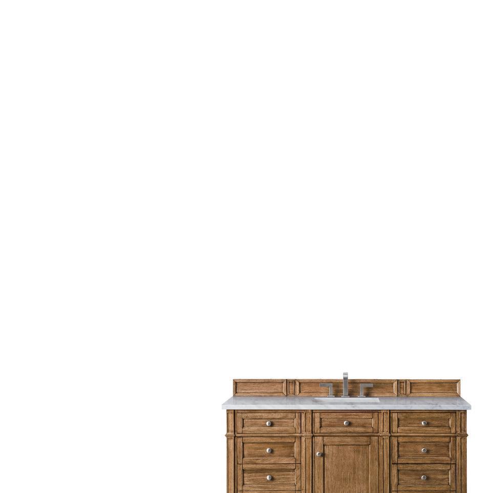 Base with Sink Top Saddle Brown Medium Finish Vanities