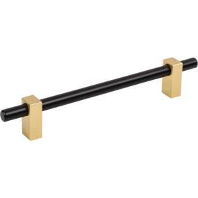 Bar Pull Matte Black,Brushed Gold Brass / Gold Pulls