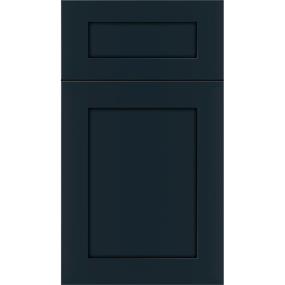 5 Piece Gunmetal Blue Black Glaze Glaze - Stain 5 Piece Cabinets