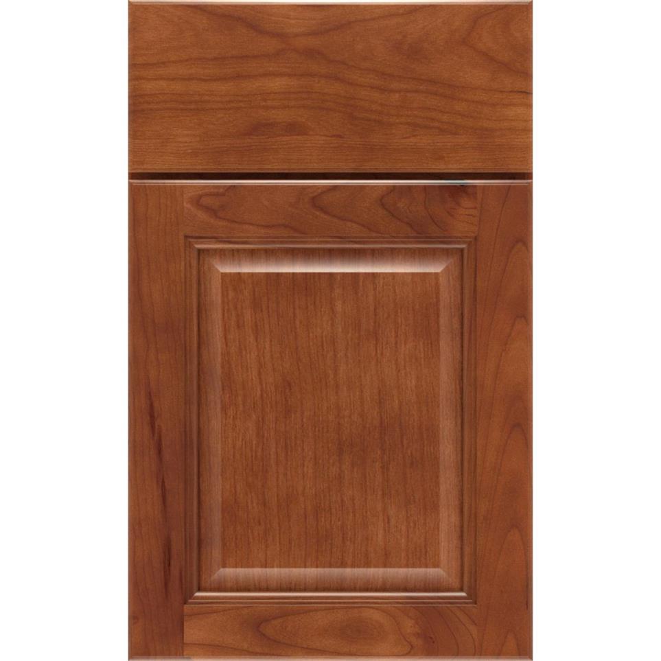 Square Cattail Medium Finish Square Cabinets
