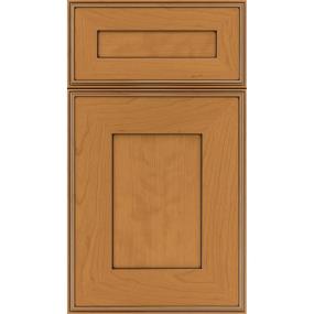 Square Ginger Black Glaze Glaze - Stain Square Cabinets