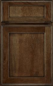 5 Piece French Roast Medium Finish 5 Piece Cabinets