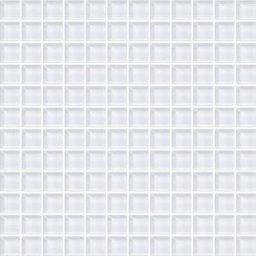 Mosaic Ice White Glass White Tile
