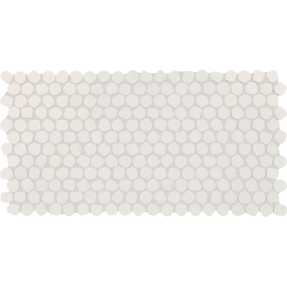 Mosaic Arctic White Matte White Tile