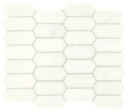 Mosaic Thassos White Honed White Tile