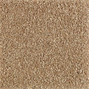 Textured Saxony Nougat Beige/Tan Carpet