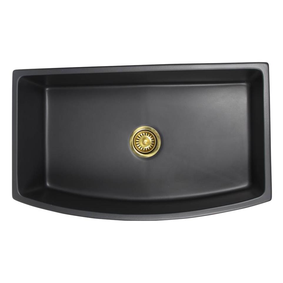 Porcelain Enamel Glaze Grey / Black Sinks