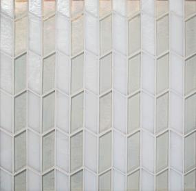 Mosaic Wisp Blend Glass Gray Tile