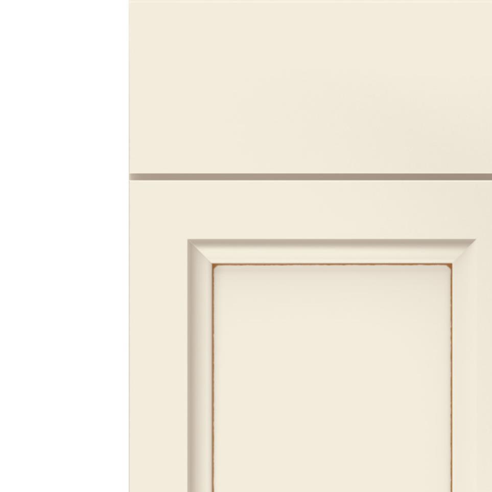 Square Coconut Toasted Almond Glaze - Paint Square Cabinets