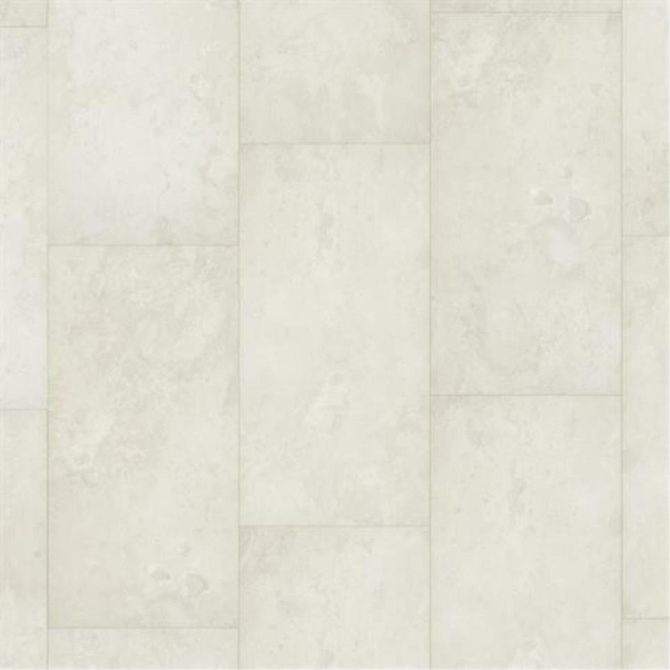 Tile Plank Travertine White White Vinyl