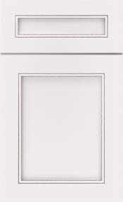 5 Piece White With Toasted Almond Detail Glaze - Paint Cabinets