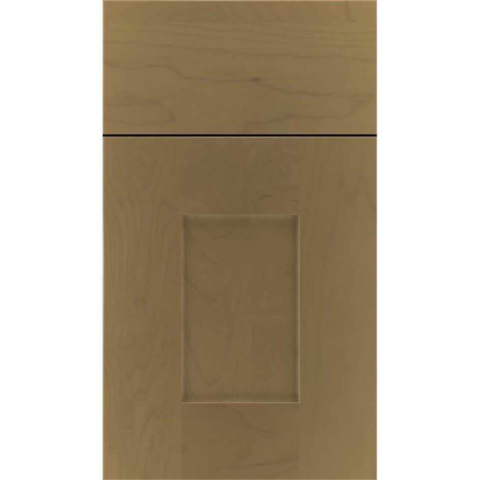 Square Frappe Medium Finish Square Cabinets