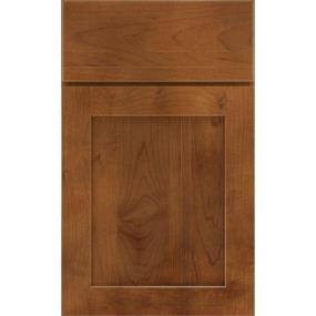 Square Havana Medium Finish Square Cabinets