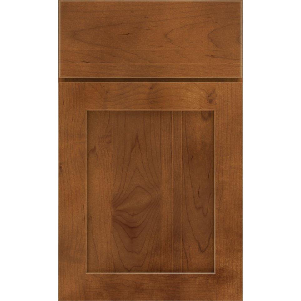 Square Havana Medium Finish Square Cabinets