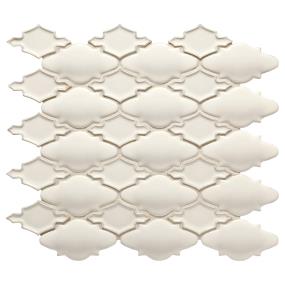 Mosaic Off White Matte White Tile
